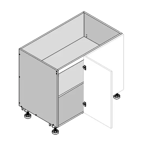 Base Left Blind Single Door Cabinet - Photo 5