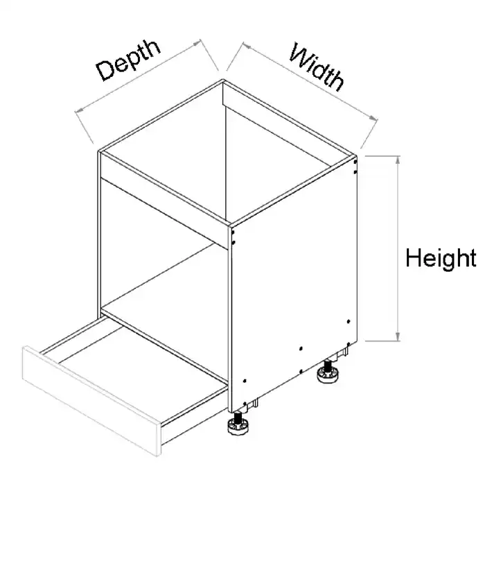 Custom Base Oven Cabinet with Drawer - Photo 1