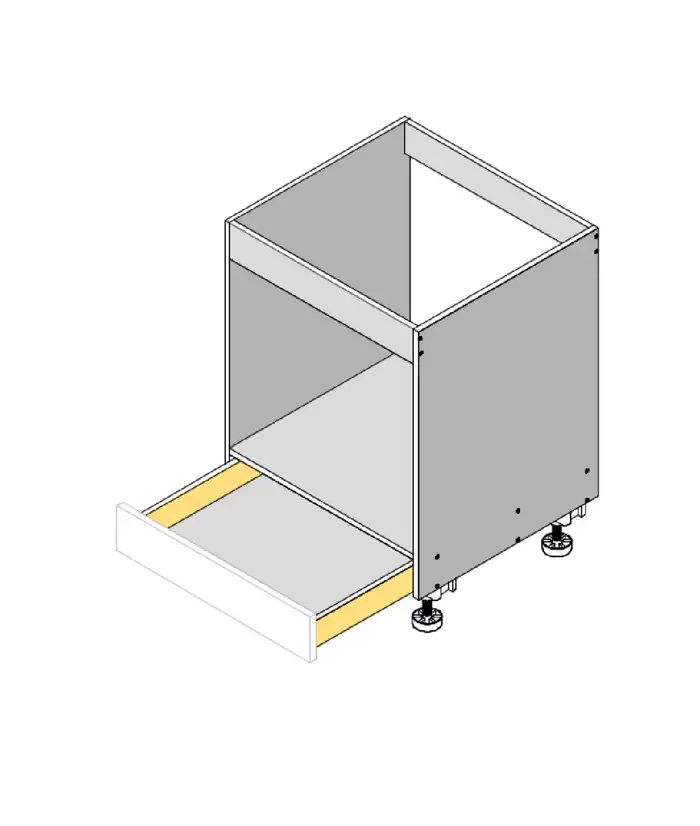 Custom Base Oven Cabinet with Drawer - Photo 4