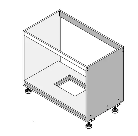 Base Oven Cabinet 900mm - Photo 5