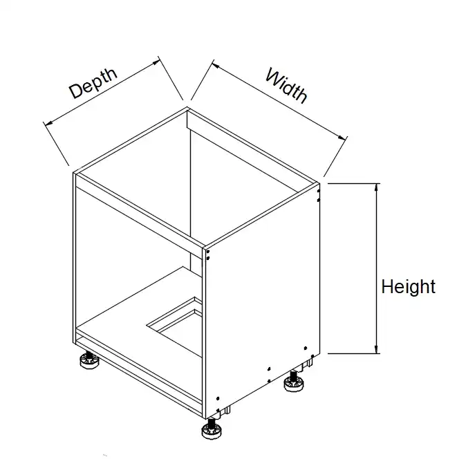 Base Oven Cabinet 600mm - Photo 2