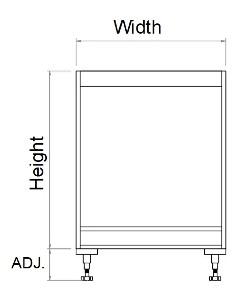 Base Oven Cabinet 600mm - Photo 3