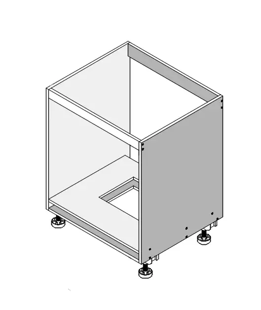 Base Oven Cabinet 600mm - Photo 5