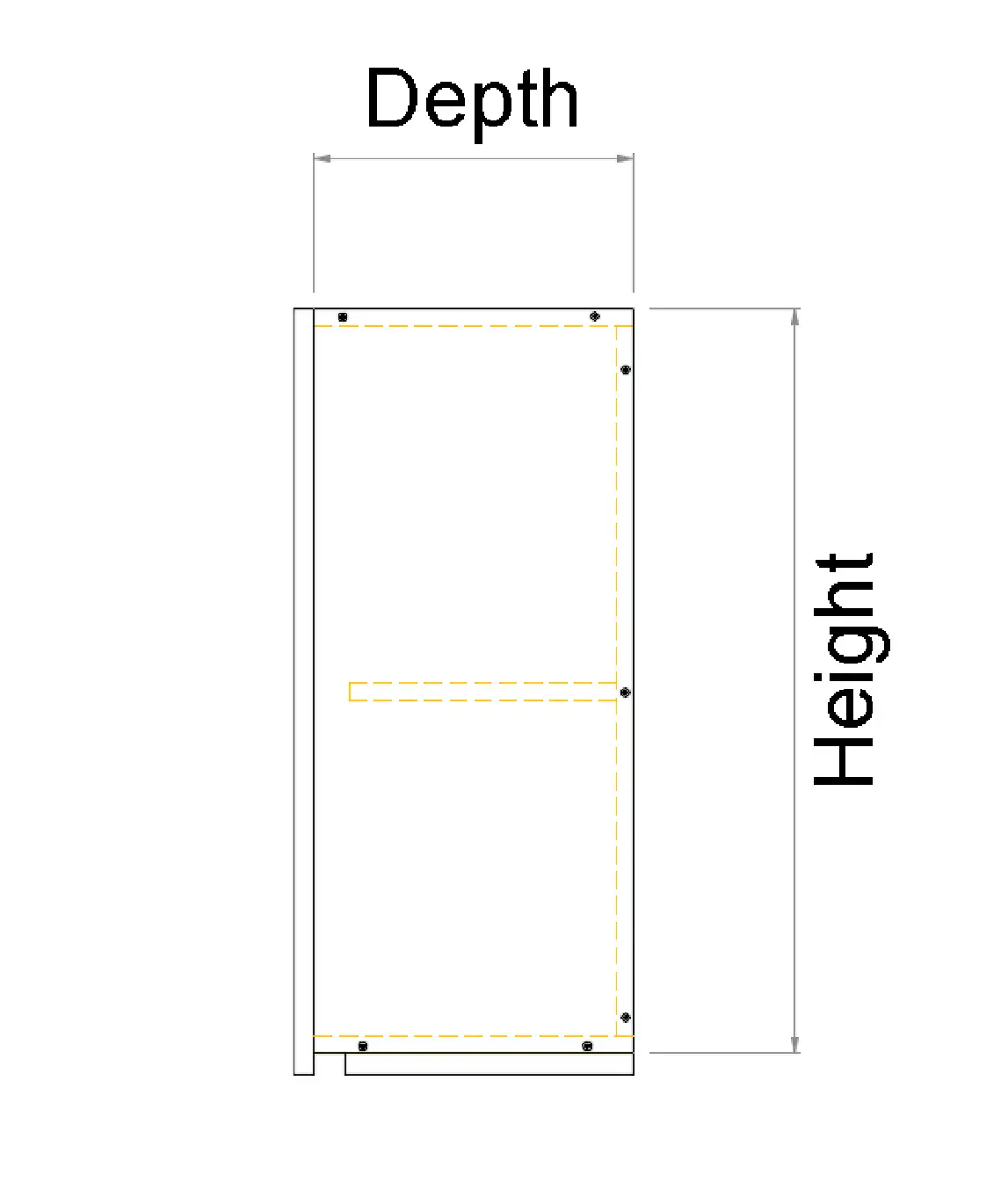 Top Left Blind Double Door Cabinet - Photo 4
