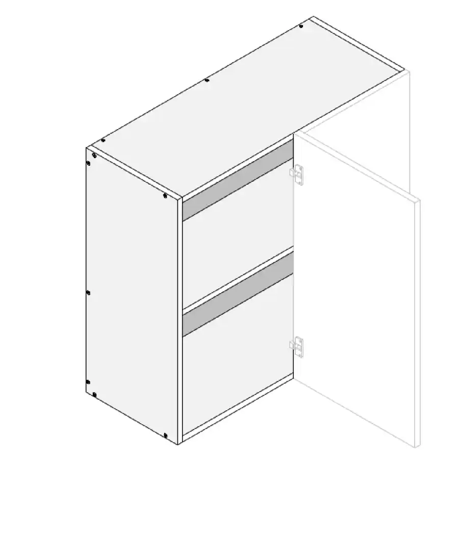 Top Left Blind Single Door Cabinet - Photo 5