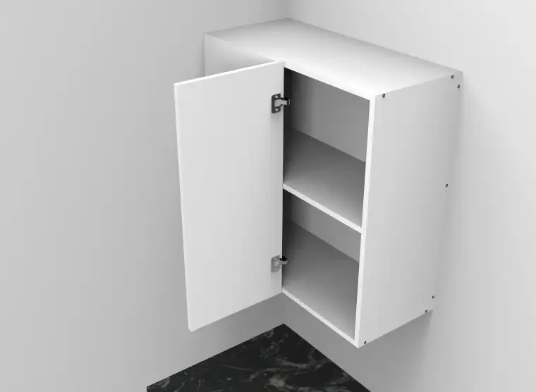 Top Right Blind single Door Custom Cabinet