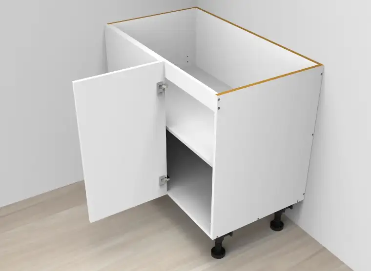 Base Right Blind Single Door Cabinet 3D